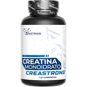 Vitastrong. Creatina Monoidrata 3000mg Vegan CreaStrong, Creatina Pura Certificata Vitastrong Senza OGM, Pre, Intra e Post Workout, 120 Compresse Premium Alto Dosaggio, Alternativa a Creatina Capsule e Polvere