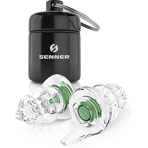Senner KidsPro Plug tappi per orecchie antirumore a protezione dell'udito, con contenitore in alluminio. Ideali per bambini, leggeri e facili da portare con sé