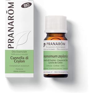 Pranarom Pranarôm - Olio Essenziale di Cannella di Ceylon - Bio - 100% Puro e Naturale - Aroma Intenso e Proprietà Tonificanti - Uso Alimentare e Cosmetico - 10 ml