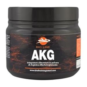 Laboratori Bio Line - Arginina alfachetoglutarato Polvere 250g, Arginina alfachetoglutarato Polvere Pura Senza Eccipienti, Idrosolubile Si Scioglie Facilmente in Acqua, Assumere 2 g al Giorno