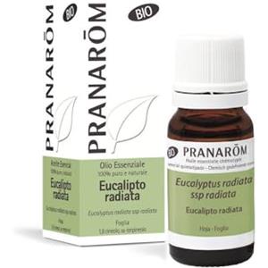 Pranarom PRANARÔM - Olio essenziale di Eucalipto Radiata BIO - 100% Puro e Naturale - Supporto Naturale per Vie Respiratorie Libere - 10ml