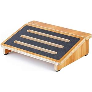 StrongTek Poggiapiedi sotto la scrivania, pedana, plancia di equilibrio, antiscivolo, casa, ufficio e computer 15Wx11L