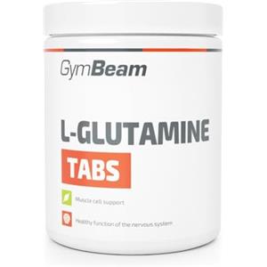 GymBeam Amminoacido Essenziale L-Glutammina 1000 mg per Compressa - Stimola la Crescita e il Mantenimento della Massa Muscolare - Ideale per Atleti di Forza e Fondisti, Adatta per Vegani