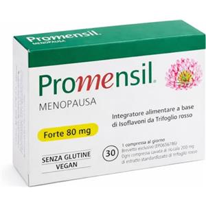 NAMED NATURAL MEDICINE NAMED Promensil Forte Integratori Menopausa Naturali | Isoflavoni da Trifoglio Rosso per Benessere in Menopausa e Premenopausa | Supporto per Vampate, Umore e Sonno | Integratore Donna | 60 Compresse
