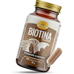 Ribovita TricoPower | Integratore Capelli Donna e Uomo con Biotina 450mcg e Metionina per Ricrescita e Volume | Formula Rinforzante Anticaduta con Zinco e Selenio, 120 Capsule (4 Mesi) Made in Italy