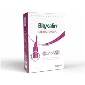 Bioscalin MENOPAUSA Fiale Anticaduta Trattamento Ridensificante, Booster Capillare, Forza Capelli, Azione Anti-ingrigimento, Trattamento 2 Mesi per Donna, 16 Fiale