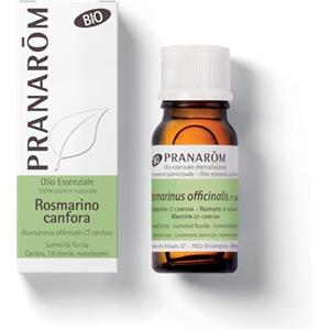 Pranarom Pranarôm - Olio Essenziale Rosmarino CT Canfora Bio 10ml - 100% Puro e Naturale