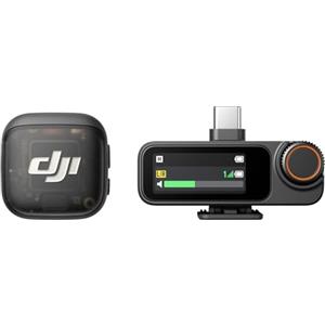DJI Mic 3 (1 TX + 1 RX), microfono lavalier wireless per iPhone/fotocamera/Android, ultraleggero, maggiore autonomia operativa e ricarica veloce, trasmissione da 400 m