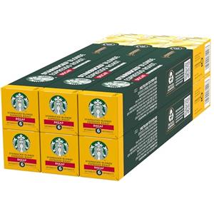 STARBUCKS Decaf Blonde Espresso Roast by Nespresso Caffè Decaffeinato, 6 confezioni da 10 capsule (60 capsule compatibili Nespresso)