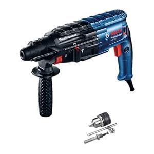 Bosch Professional Martello perforatore GBH 240 (con SDS plus, 790 W, incl. impugnatura supplementare, asta di profondità 210 mm, mandrino, valigetta)