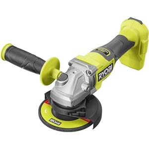 Ryobi RAG18BL-0 Smerigliatrice Angolare Brushless a Batteria 18V ONE+, Batteria Non Inclusa, Diametro Disco 125mm