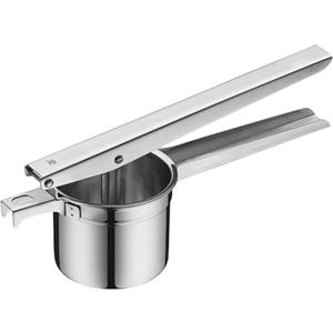 WMF Schiacciapatate Gourmet, schiacciapatate versatile, strumento da cucina facile da usare, gancio stabilizzante, acciaio inossidabile Cromargan, lavabile in lavastoviglie