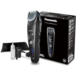 Panasonic ER-SB40-K803 Regolabarba da Uomo, Tagliacapelli Cordless Portatile Impermeabile, 20 Impostazioni di Lunghezza, Pettine, Funzionamento Senza Filo e con Cavo, Indicatore Batteria a LED, Nero