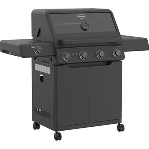 RÖSLE ALLFLAME Prime 4 Barbecue a gas, 4 bruciatori (3.5 kW ciascuno), PRIMEZONE, sistema grill Vario+, superficie di cottura 70 x 45 cm, griglie in ghisa, alluminio fuso