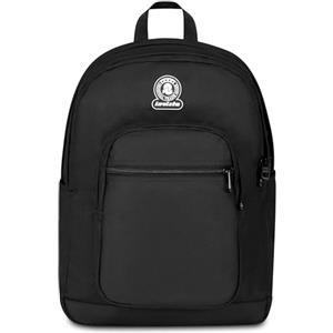 Invicta Zaino DIAL SOLID, Nero, Tasca porta pc,Tasca porta borraccia, Per ragazzi e ragazze, Adulti, Scuola e tempo libero