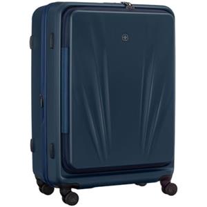 WENGER Skyon Large Valigia Rigida con 4 Ruote, Trolley, Grande, 103 (120) l, Serratura, Uomo Donna, Viaggi Vacanze, Blu, 653568