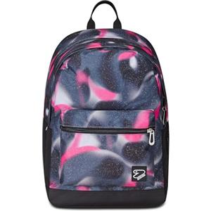 Seven Zaino Scuola Pro XXL Reversibile Detach The Double, Shadow Up, Nero Fucsia, 3 Zaini in 1, Doppio Scomparto Con Auricolari Wireless, Tasca Porta PC e Tasca Porta Borraccia, Zaino Medie Superiori