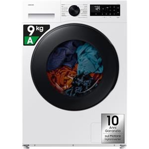Samsung Lavasciuga Crystal WiFi WD90DG5B15BEET, 9+6 kg, Wifi, AI Ecobubble, Vapore Igienizzante, AI Energy Mode, Carica Frontale, 60L x 85H x 60P cm