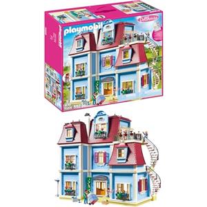PLAYMOBIL Dollhouse 70205 - Grande casa delle bambole, Con campanello funzionante, Dai 4 anni