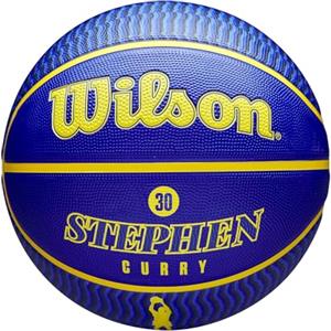 Wilson Pallone da Basket, NBA Player Icon, Steph Curry, Golden State Warriors, Utilizzo Outdoor e Indoor