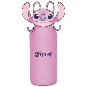 Seven Borraccia termica LILO & STITCH per bambini, 350 ml, Acciaio inox bpa free, Copritappo sagomato, Mantenimento temperatura: caldo 12h/freddo 24h, Prodotto ufficiale, Idea regalo