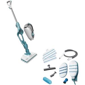 BLACK+DECKER Scopa a vapore 9 in 1 con pulitore portatile e guanto SteaMitt, 1.3kW, FSMH1351SM-QS