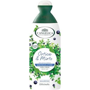 L'Angelica Officinalis, Shampoo Seboregolatore, Ortica e Mirto, Per Capelli e Cute Grassa, Rende i Capelli Forti e Luminosi, Senza Parabeni e Siliconi, 250ml