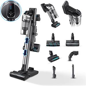 Samsung Aspirapolvere senza fili Jet™ 90 Complete VS20R9046T3/ET, Senza Sacco, Potenza 200W, 6 Accessori Inclusi, Fino a 60 min di autonomia, Argento