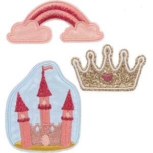 Lässig Adesivi tessili autoadesivi da stirare/Textile Woven Sticker Kingdom