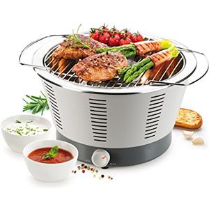 Tescoma 707210 Party Time Barbecue da Tavolo, Acciaio Inossidabile, Grigio, 41.5 x 36.5 x 22.5 cm