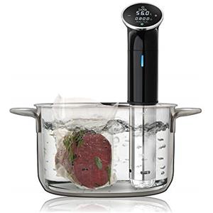 Laica Svc107 Sous Vide Termocircolatore a Immersione per Cottura Sottovuoto a Bassa Temperatura, Attivazione a Sfioro