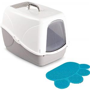 BPS BUENA PET SHOP LETTIERA GATTO CHIUSA 54x38.5x38cm colore casuale【Con tappetino Lettiera colore casuale】