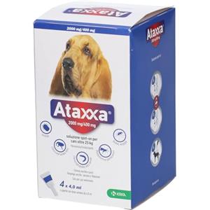 Krka Farmaceutici Milano Ataxxa Ataxxa Spot on Soluzione 4 Pipette 4 Ml Cani da 25 a 40 kg