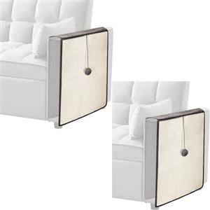 Nobleza 2*Tappeto Tiragraffi per Gatti Divano, Poltrona Tappeto Tiragraffi in Sisal per Unghie Gatto Protezione Bracciolo, Proteggi Angolo Divano