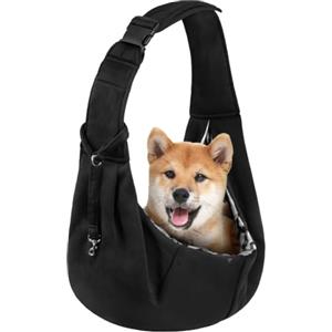AUYAO Borsa da Viaggio per Cani, Regolabile Borsa da Trasporto per Cani Piccoli, Trasportino da Passeggio per Cane con Tasche, Marsupio per Cane/Gatto Fino a 7.5 kg, per Passeggiata e all'Aria Aperta