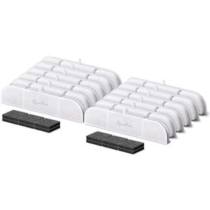 DownyPaws Filtri Fontanella per Gatti, 12 Pezzi Filtro per Fontana per Gatti, Filtrazione Quadripla, Adatto per DPWFP6
