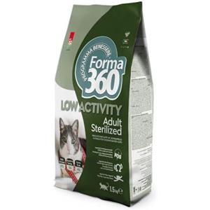 Forma 360 Crocchette per Gatti Sterilizzati al Pollo - Low Activity Adult - Controllo del Peso - Forma360 - 1,5 Kg