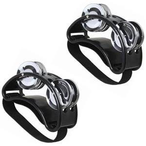 Granmagazz 2 Pezzi Agitatore per Tamburello a Pedale, Granmagazz Percussioni Tamburello Piedi, Piede Tamburello a Percussione,Tamburello Campane A Pedale, Tambourine Shaker da Piede, Tamburello Foot