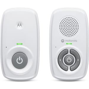 Motorola Nursery AM21 Audio Baby Monitor - Monitor Digitale con Tecnologia DECT per Monitoraggio Audio - Lungo Raggio - Microfono ad Alta Sensibilità - Bianco