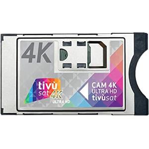 DIGIQUEST CAM Tivùsat 4K Ultra HD certificata | Accesso ai canali HD e 4K | Facile installazione | Ideale per amanti di cinema e sport