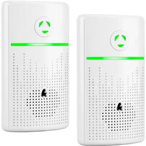 XEOOCE Purificatore d'Aria Ionico per Casa e Camera, Ionizzatore da Presa Anti-Odori per Fumo, Animali e Scarpe, Mini Purificatore per Ufficio e Cucina, 2 Pezzi