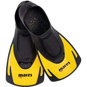 Mares Hermes - Pinne corte versatili unisex per nuoto e immersione, pinne piscina leggere e confortevoli con scarpetta aperta