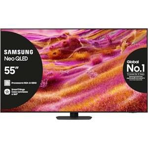 Samsung Smart TV 55'' QE55QN94FATXZT Neo QLED 4K Mini LED, NQ4 AI Gen3 Processor, 4K AI Upscaling Pro, Glare Free, Motion Xcelerator 165Hz, Dolby Atmos & OTS+, NeoSlim Design, 2025