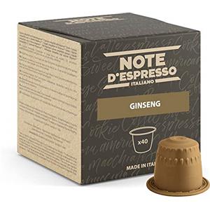 Note D'Espresso, Ginseng, Capsule Compatibili con sistema NESPRESSO*, 40 caps