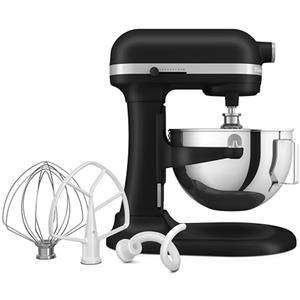 KitchenAid HEAVY DUTY - PLANETARIA CON CIOTOLA SOLLEVABILE DA 5,2 L - NERO OPACO 5KSM55SXXEBM