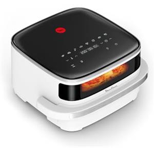 Moulinex Easy Fry, Superficie XL, Friggitrice Ad Aria Ampia, Cestello Spazioso, Fino a 1 Kg di Patatine Fritte, Design Compatto, Tecnologia Extra-Crisp, Visore di controllo, AL4001F0