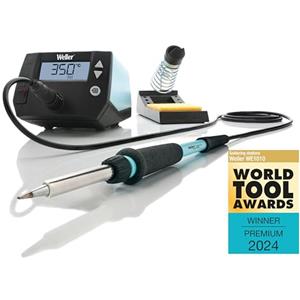 Weller WE 1010 (T0053298699) Stazione di Saldatura Digitale a 1 Canale, 70 Watt / 230 Volt, Intervallo di Temperatura da 100 ° C a 450 ° C, blu