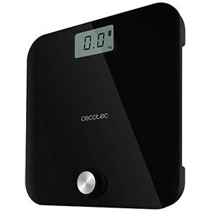 Cecotec Bilancia Surface Precision EcoPower 10000 Healthy Black. Con pulsante, superficie in vetro temperato ad alta sicurezza, sensori di precisione