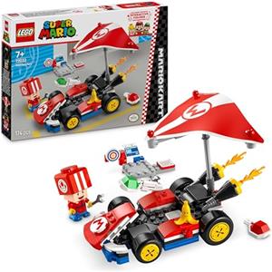 LEGO Super Mario Kart : Kart Standard, Macchina Giocattolo da Costruire Nintendo da Collezione con Toad in Tuta Rossa, Giochi d'Avventura per Bambini e Bambine da 7 Anni, Regalo di Compleanno 72032