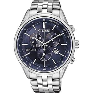 Citizen Orologio Cronografo Eco-Drive Uomini con Cinturino in Acciaio inossidabile